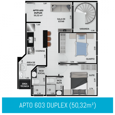 603 DUPLEX - FEITO